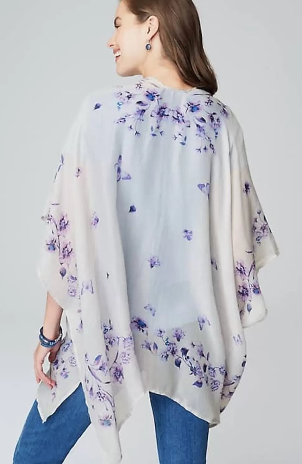 Butterfly-Printed Ruana | Jjill | J.Jill Flash Sale