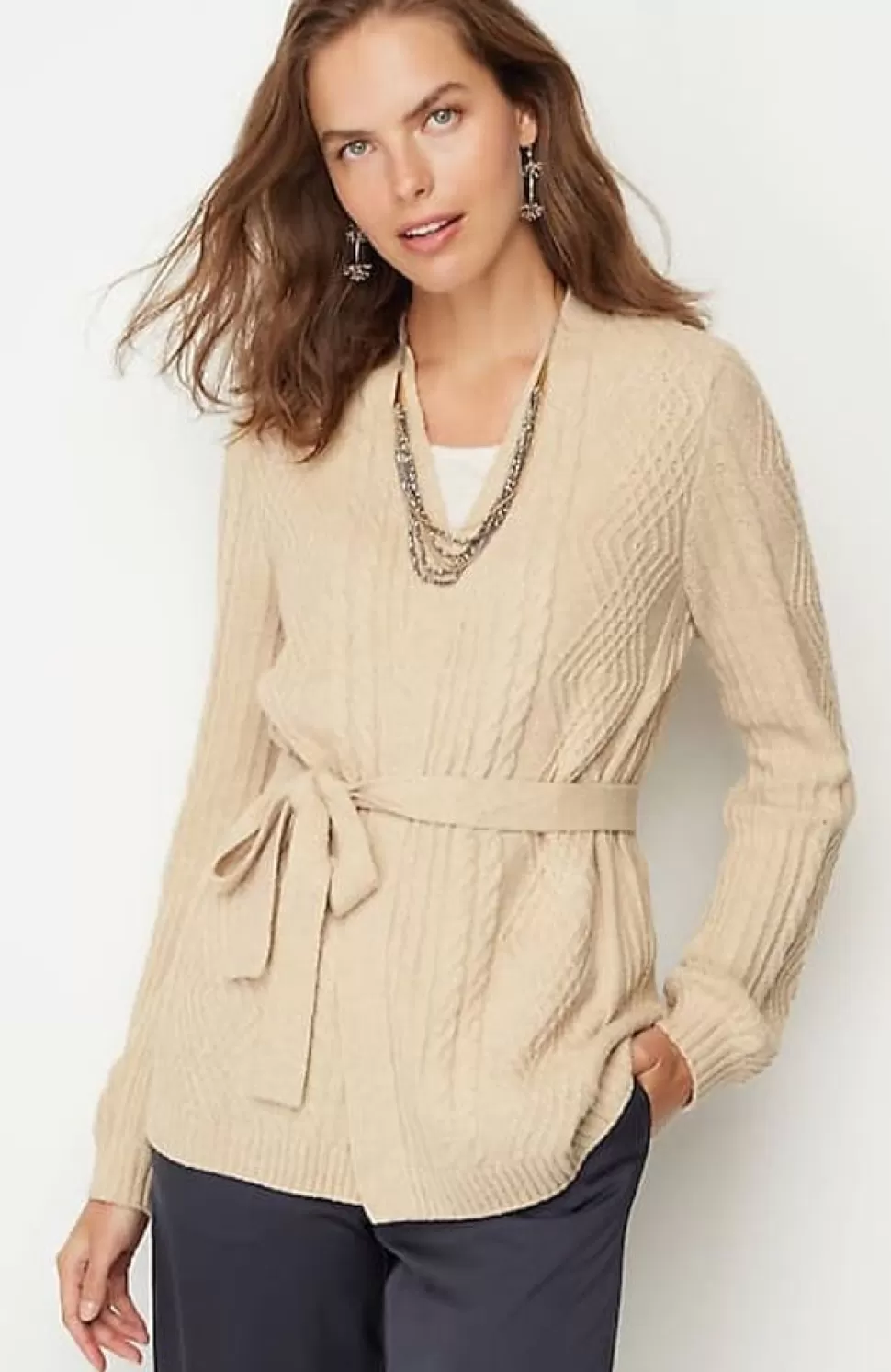 Cabled Wrap Cardi | Jjill | J.Jill Clearance