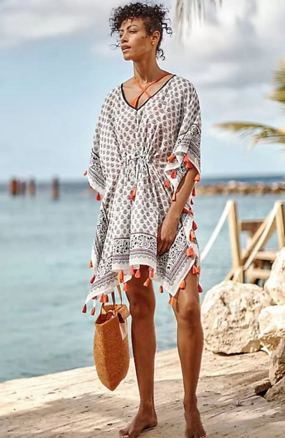 Cinched Poncho With Tassels | Jjill | J.Jill Online