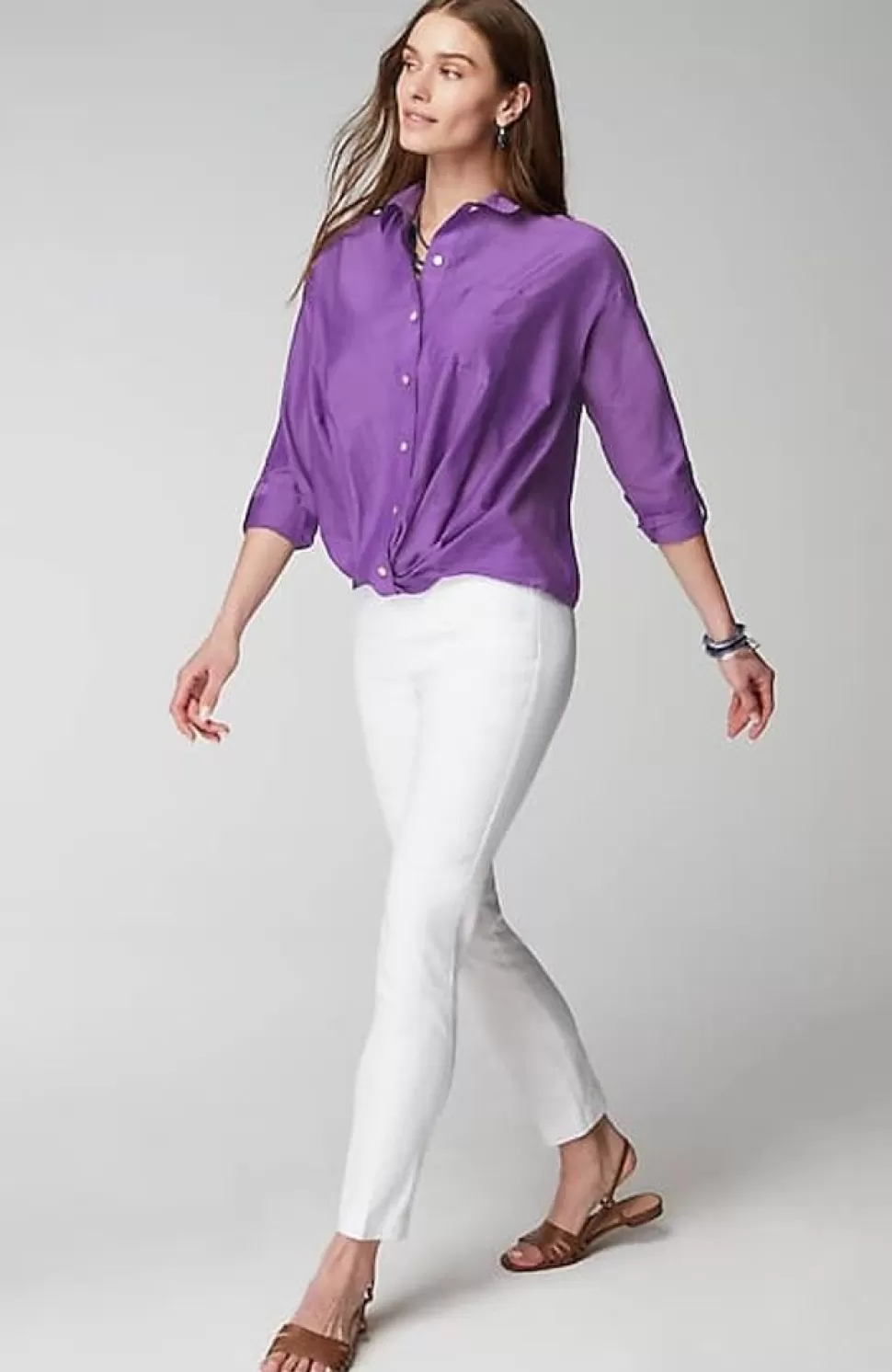 Cotton-Silk Twist-Front Top | Jjill | J.Jill Discount