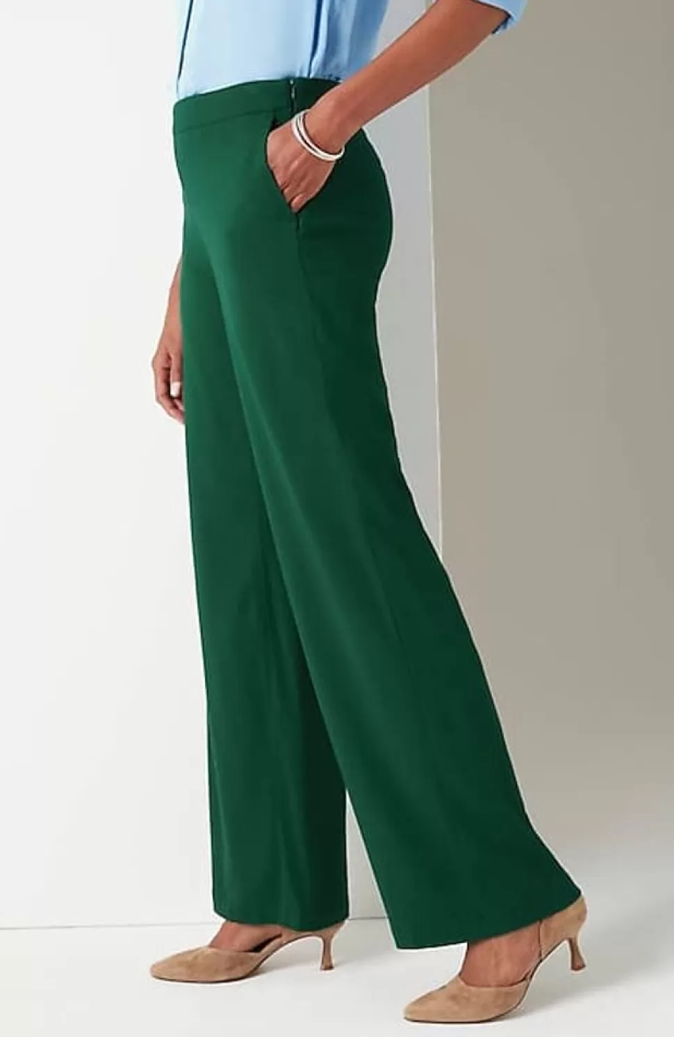 Crepe Wide-Leg Trousers | Jjill | J.Jill Cheap