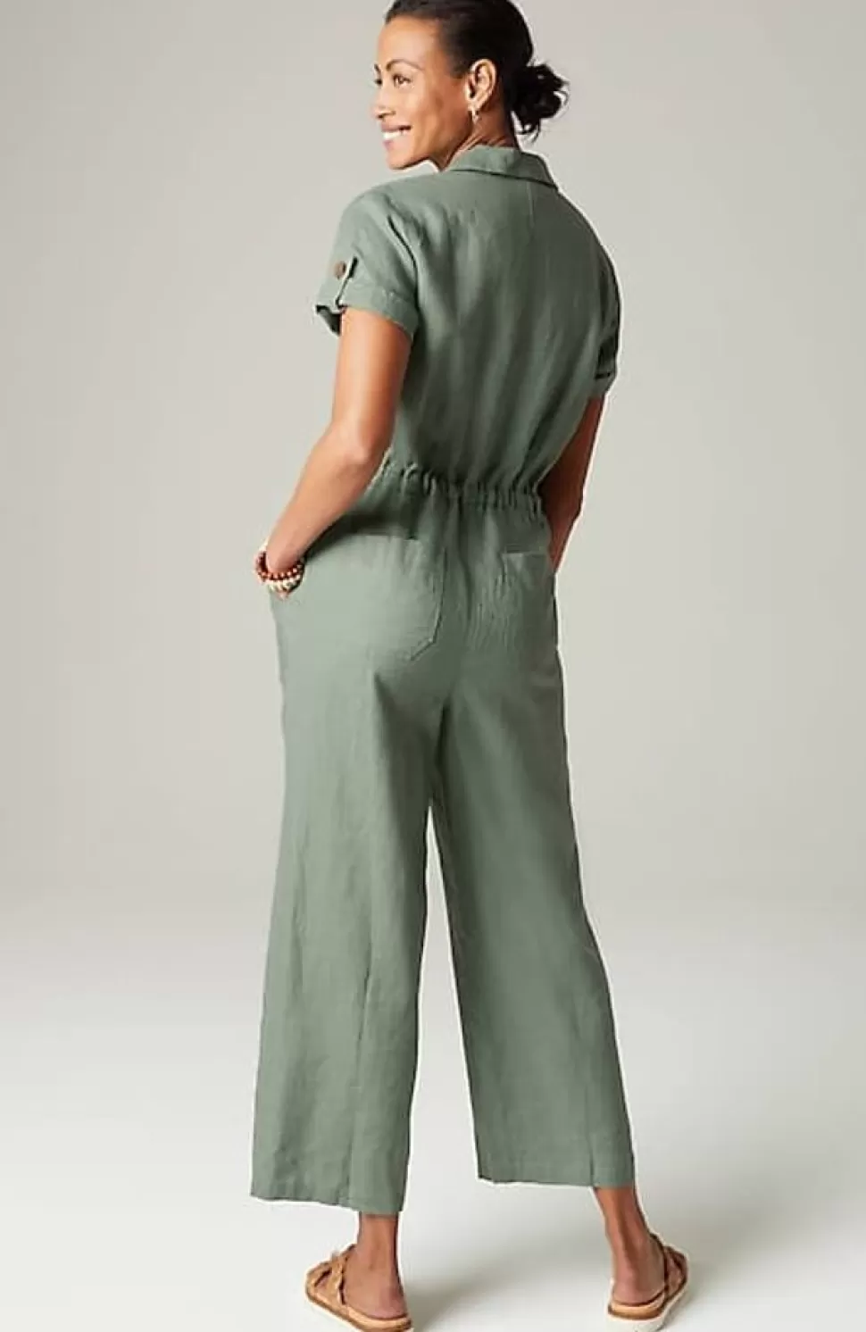 Cropped Utility Jumpsuit | Jjill | J.Jill Outlet