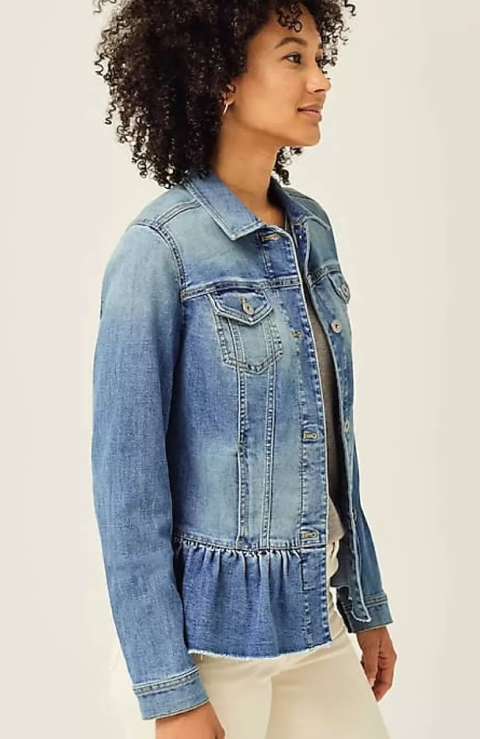 Denim Peplum Jacket | Jjill | J.Jill Outlet