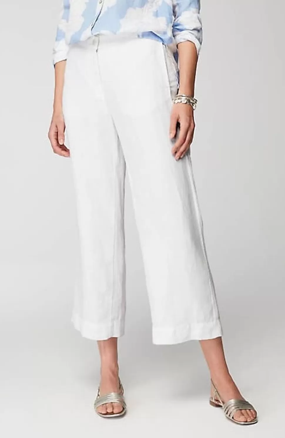 Easy Linen Wide-Leg Crops | Jjill | J.Jill Fashion