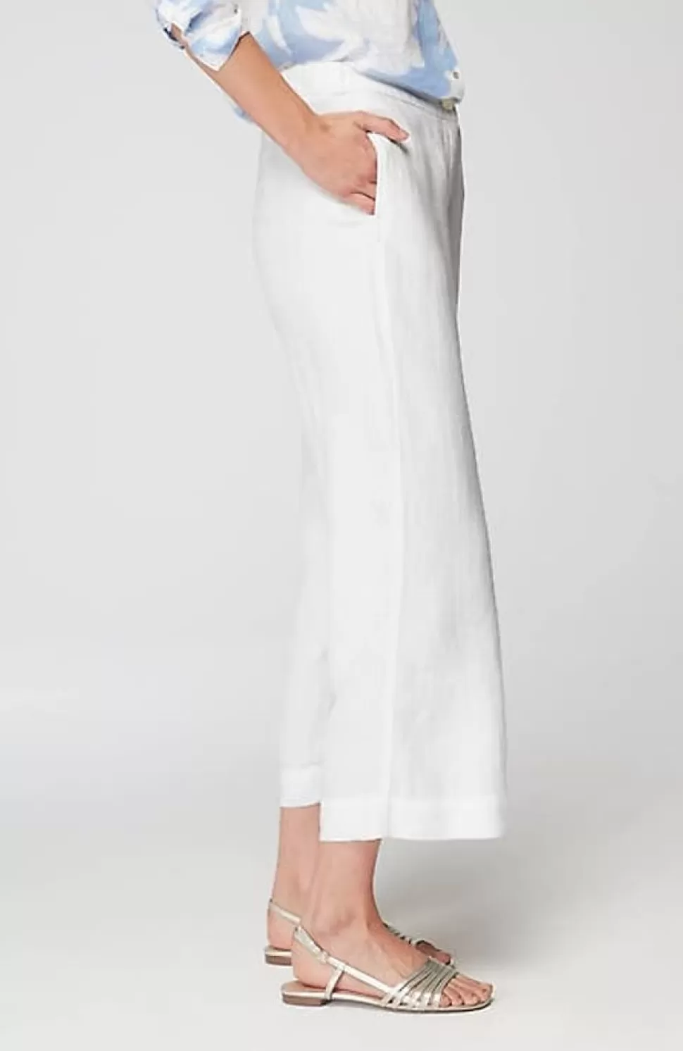 Easy Linen Wide-Leg Crops | Jjill | J.Jill Fashion