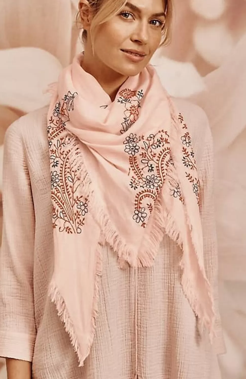 Embroidered Triangle Scarf | Jjill | J.Jill Cheap