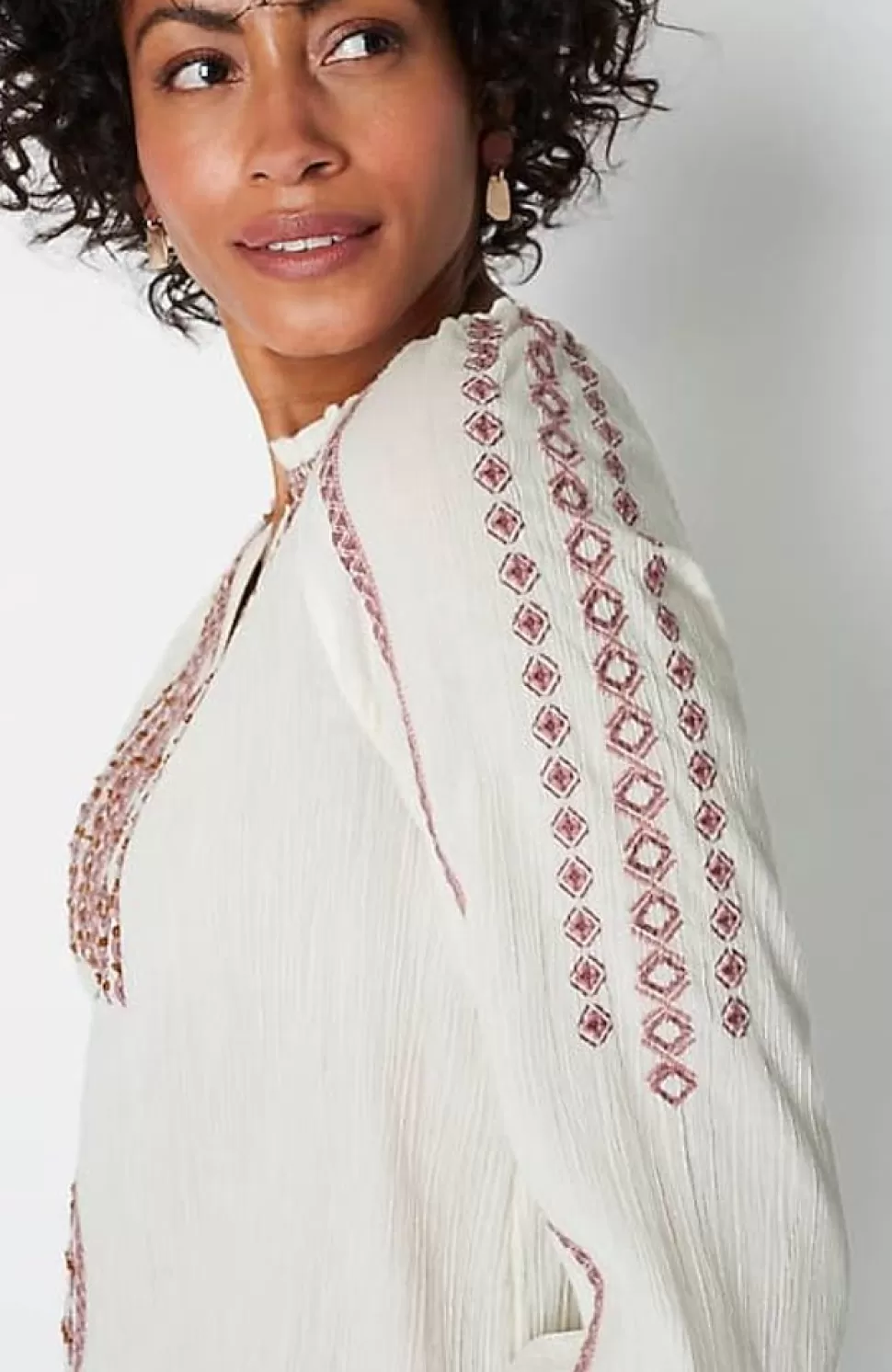 Embroidered U0026 Beaded Peasant Top | Jjill | J.Jill Sale