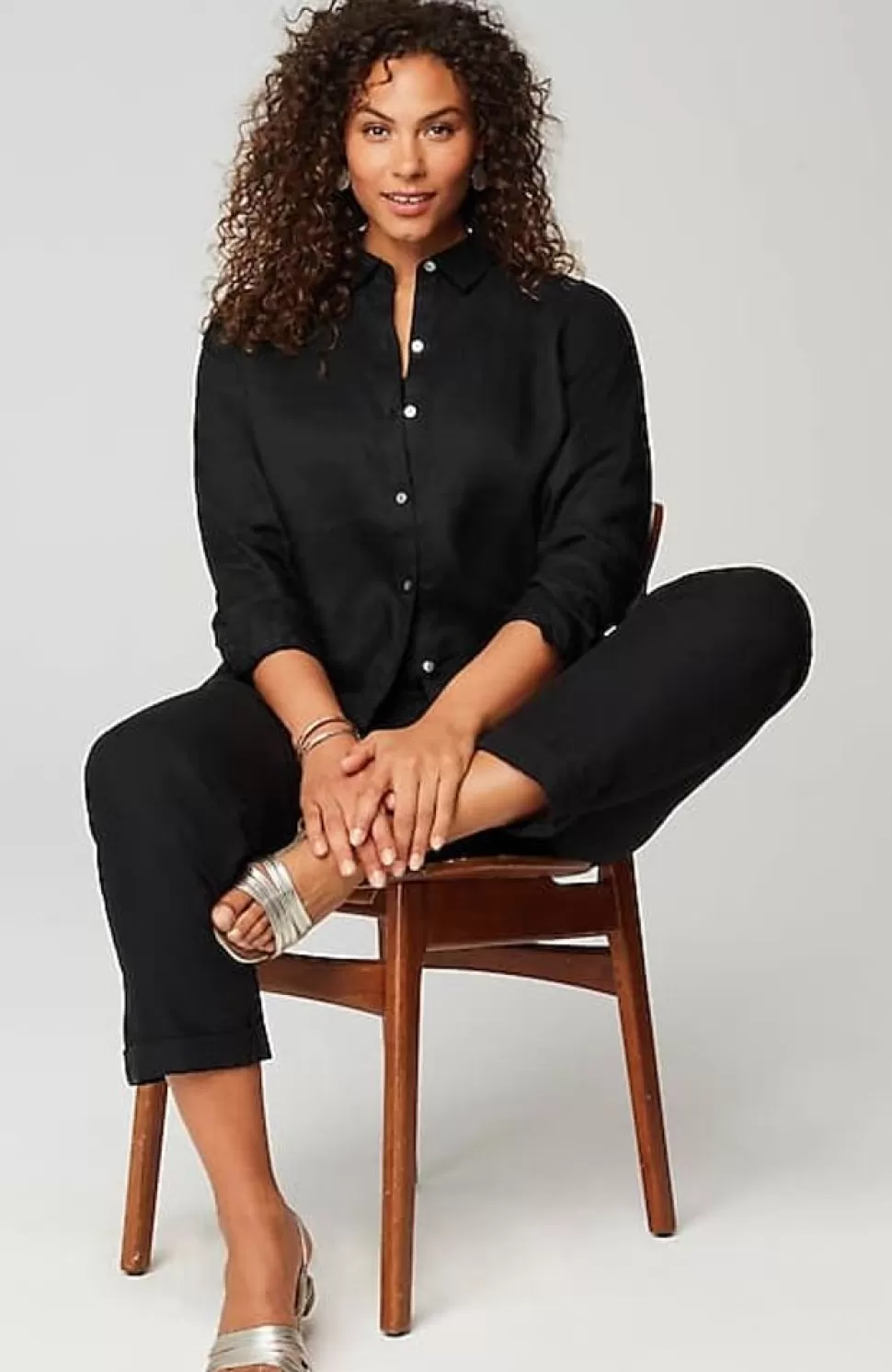 Everyday Linen Button-Front Shirt | Jjill | J.Jill Best Sale