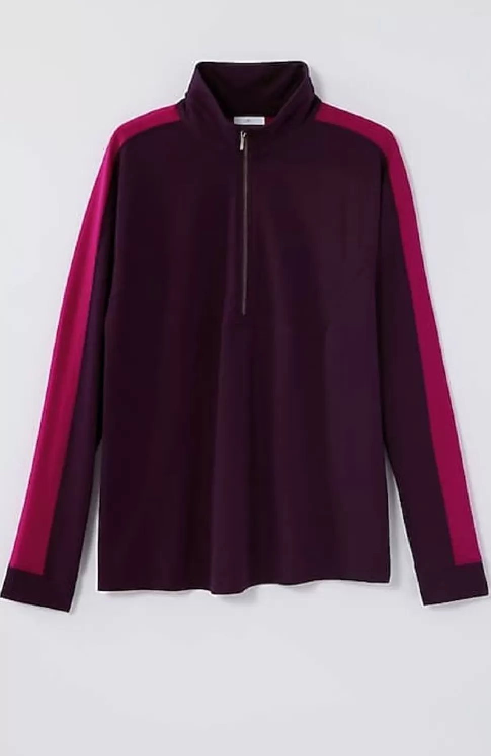Fit Half-Zip Color-Block Sweatshirt | Jjill | J.Jill New