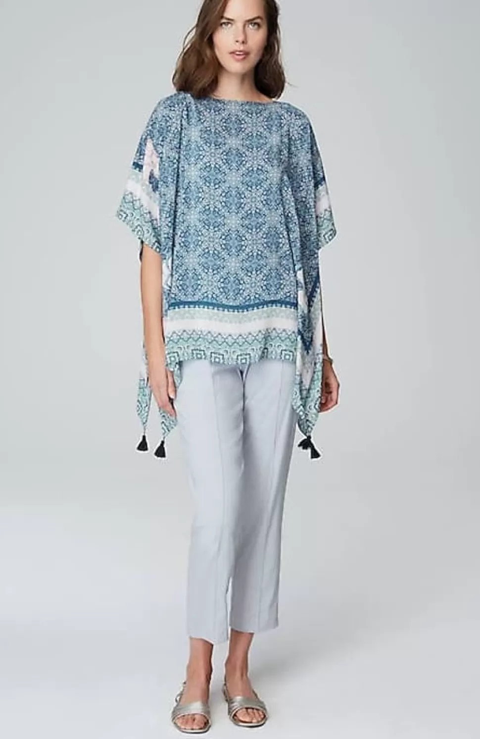 Floral Medallion Poncho | Jjill | J.Jill Store