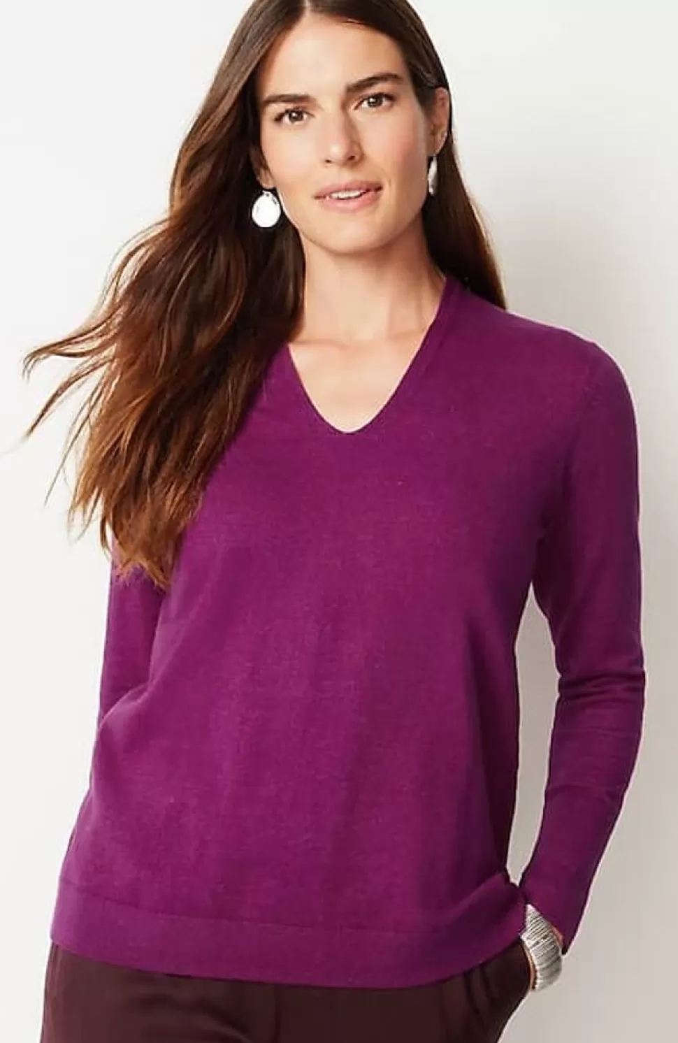 High Ribbed-Sleeves Sweater | Jjill | J.Jill Fashion