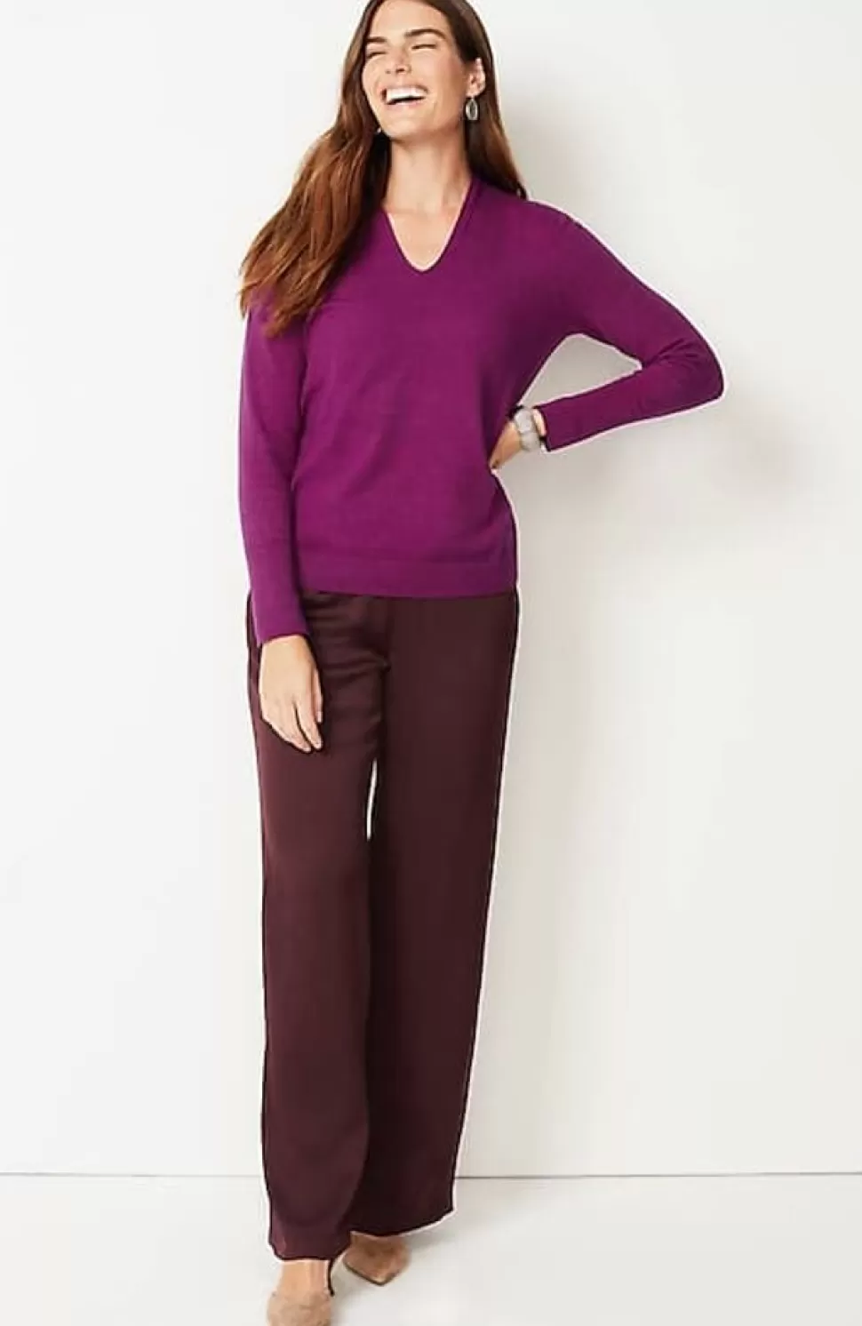 High Ribbed-Sleeves Sweater | Jjill | J.Jill Fashion