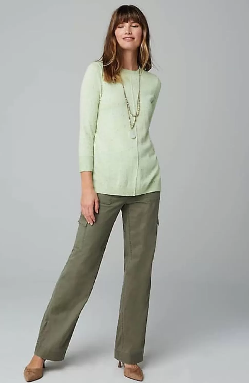 High-Rise Wide-Leg Cargo Pants | Jjill | J.Jill Clearance