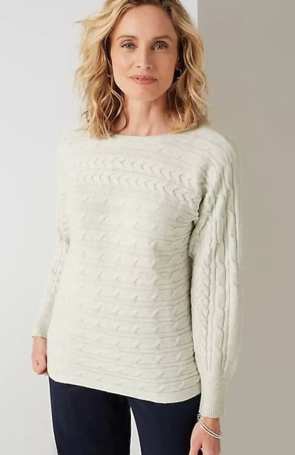 Horizontal-Cabled Sweater | Jjill | J.Jill Clearance