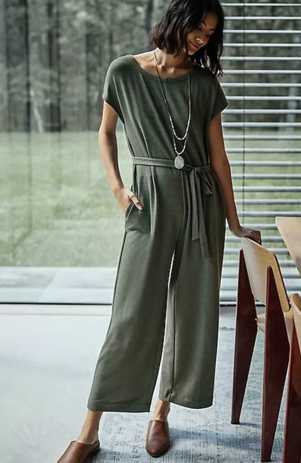 Knit Belted Jumpsuit | Jjill | J.Jill Outlet