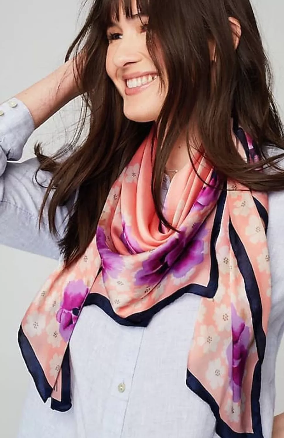 Layered Floral Square Scarf | Jjill | J.Jill Cheap