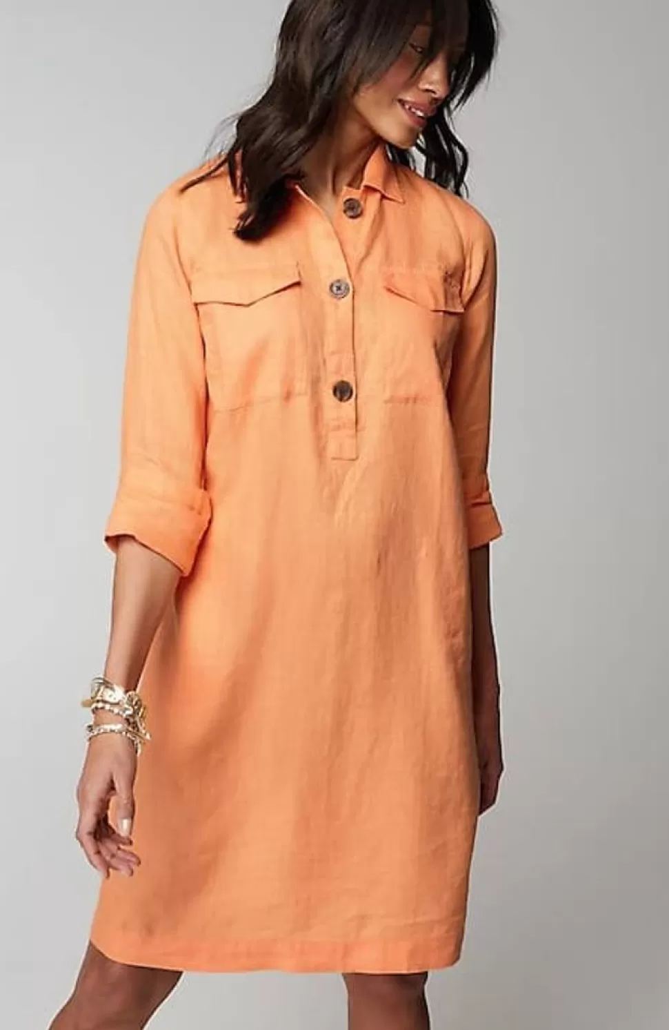 Linen Popover Shirtdress | Jjill | J.Jill Best Sale