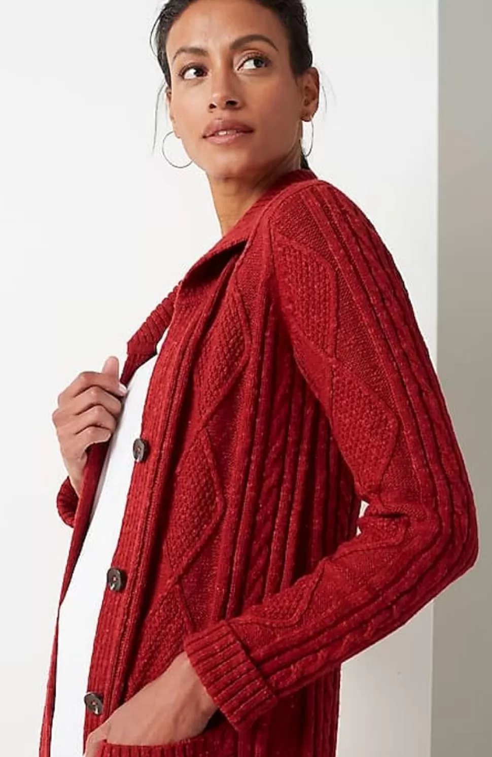 Long Cabled Cardi | Jjill | J.Jill Best