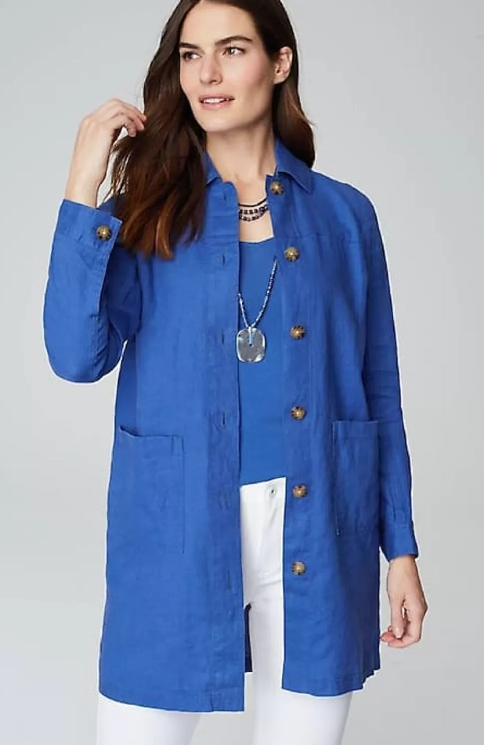 Long Linen Duster Jacket | Jjill | J.Jill Best