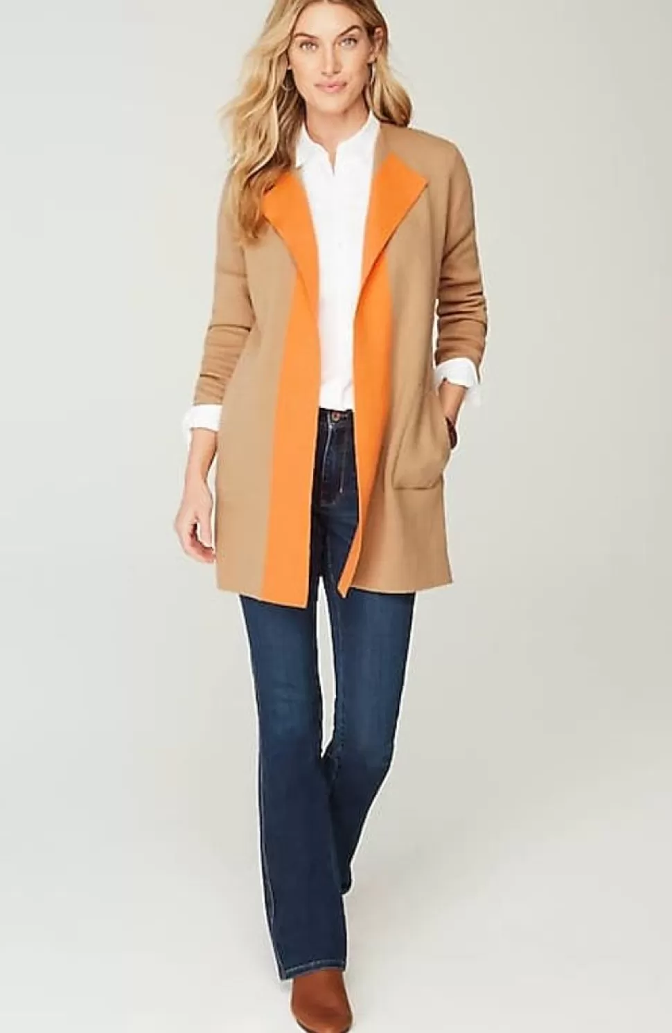 Majestic Color-Blocked Cardi | Jjill | J.Jill Best