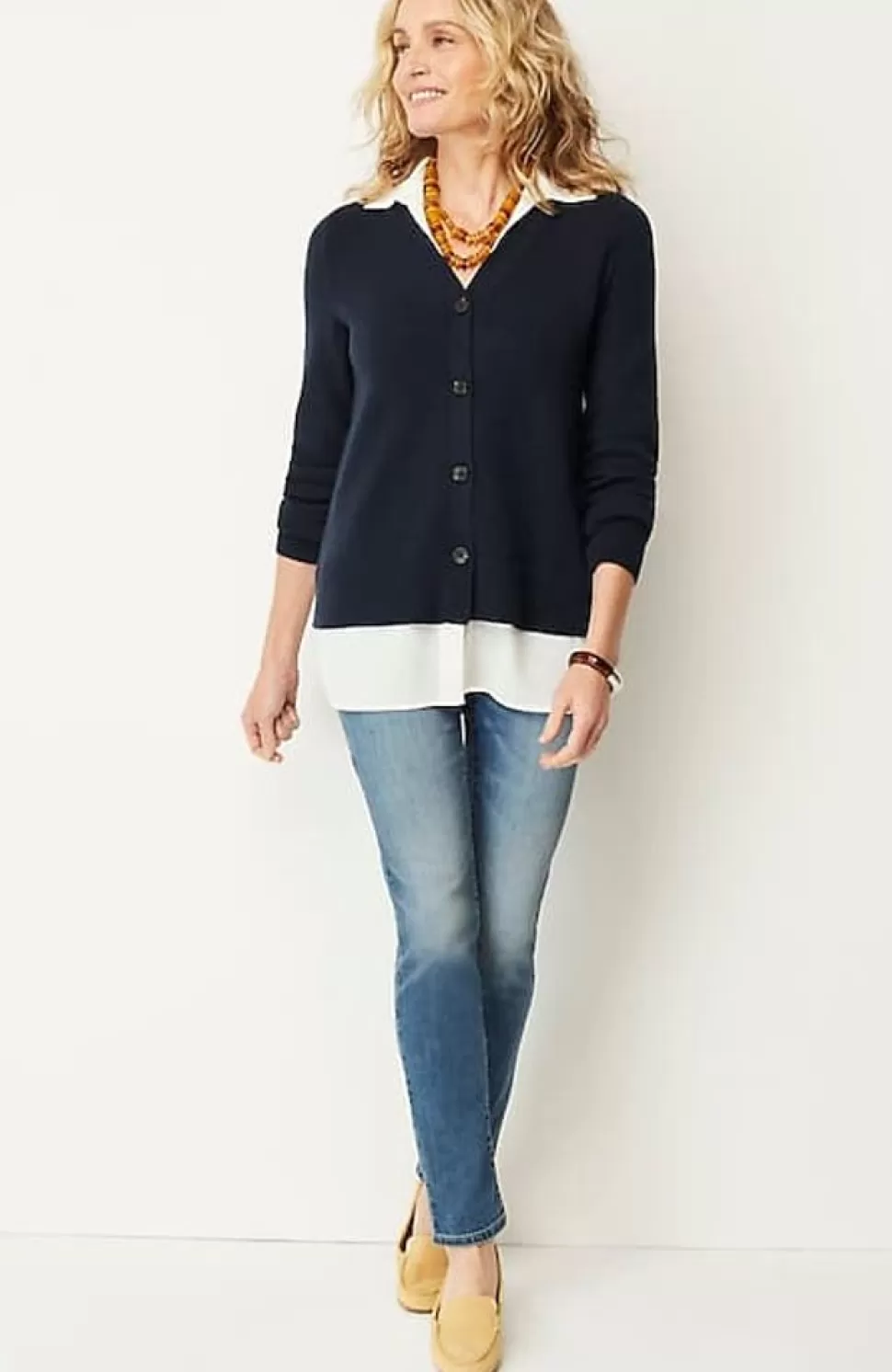 Mixed-Media Cardi | Jjill | J.Jill New