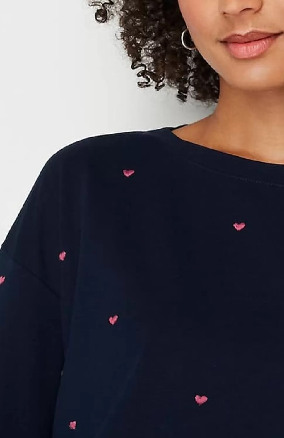 More Love Embroidered Sweatshirt | Jjill | J.Jill Sale