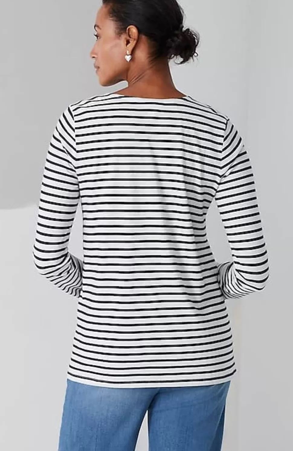 More Love Striped Tee | Jjill | J.Jill Outlet