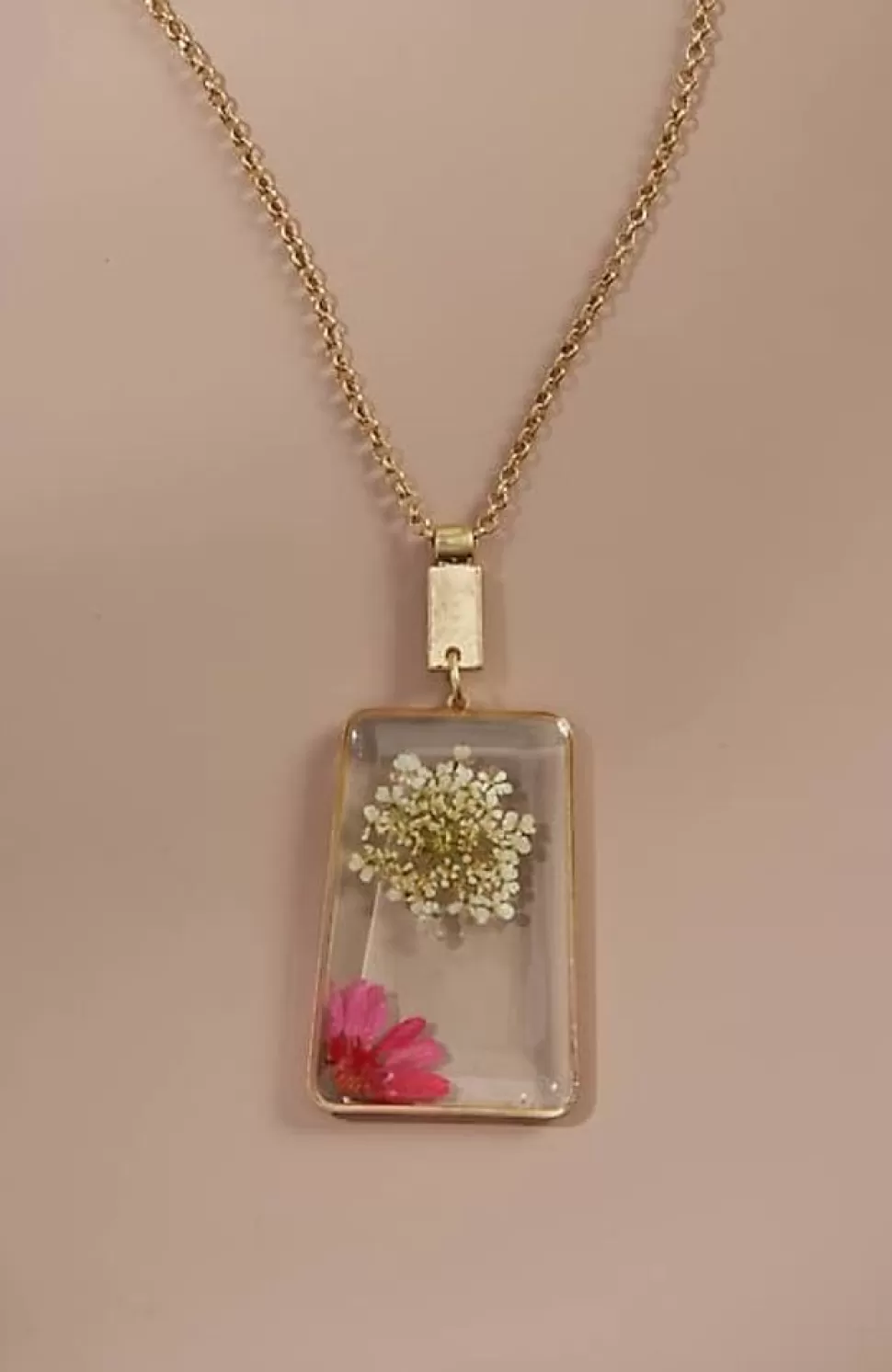 Nature'S Charm Pressed-Flower Pendant Necklace | Jjill | J.Jill Best Sale