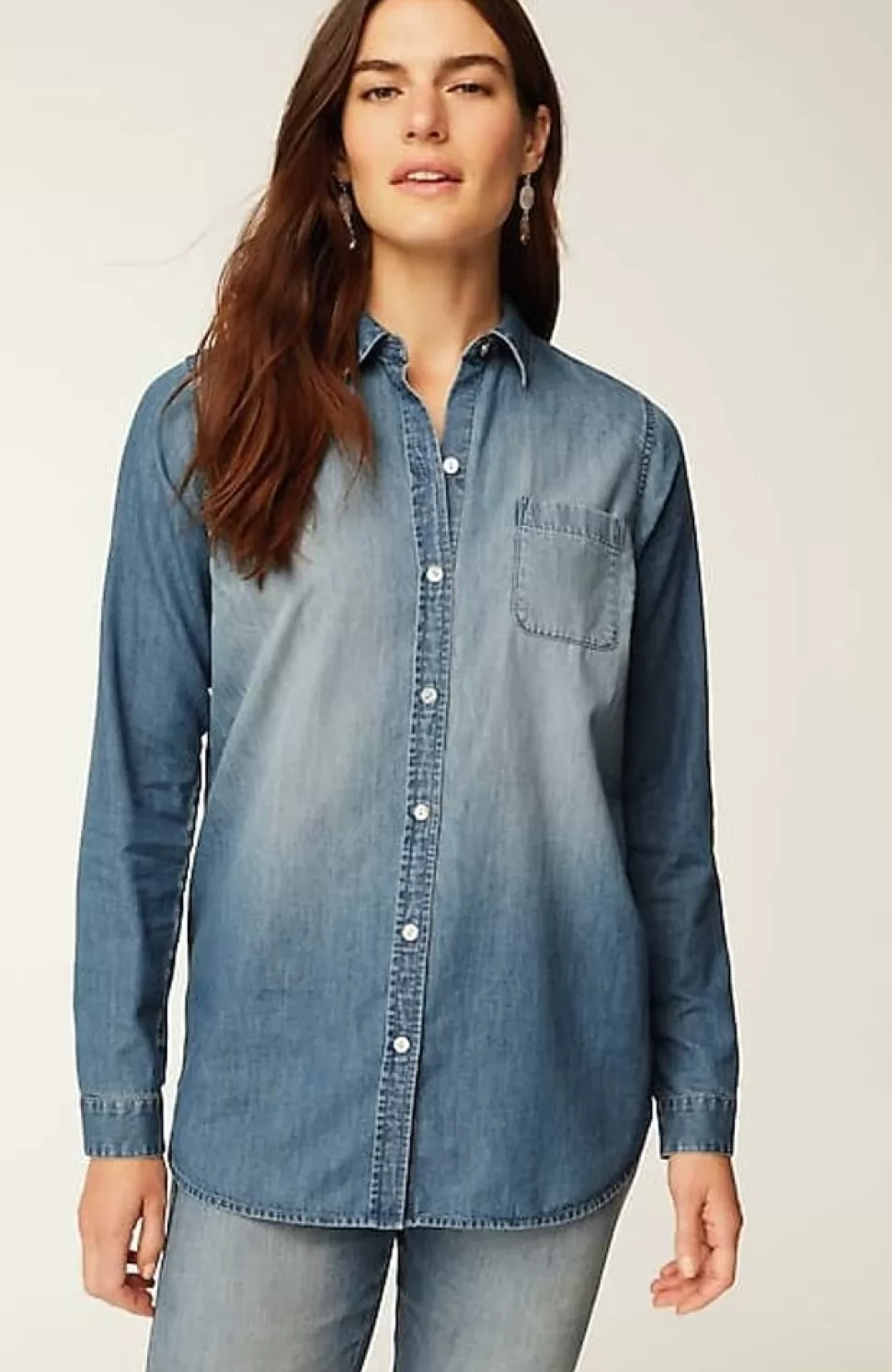 One-Pocket Button-Front Shirt | Jjill | J.Jill Online