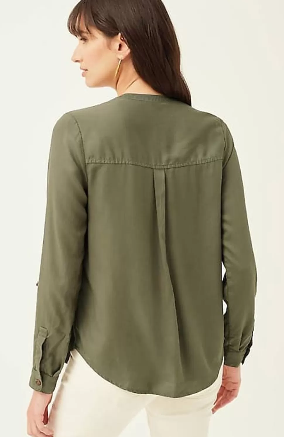 Overdyed Button-Front Camp Shirt | Jjill | J.Jill Hot