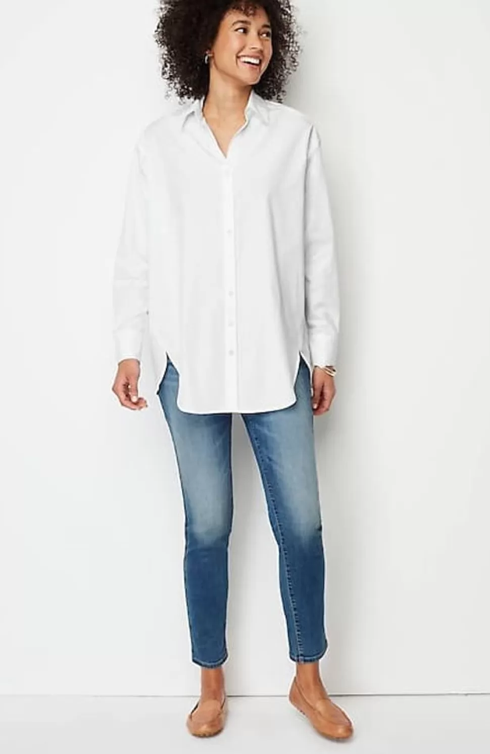 Oversized Cotton Poplin Tunic | Jjill | J.Jill Sale