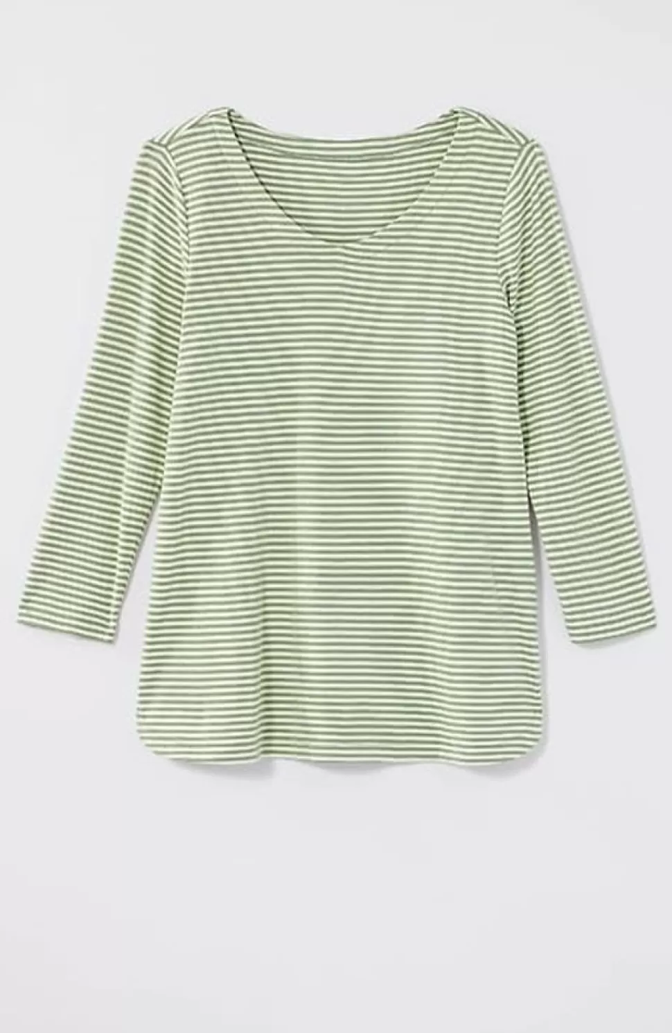 Pima 3/4-Sleeve V-Neck Tee | Jjill | J.Jill Best Sale