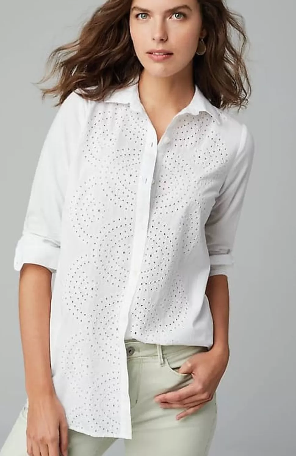 Placed-Eyelet Tunic | Jjill | J.Jill Shop