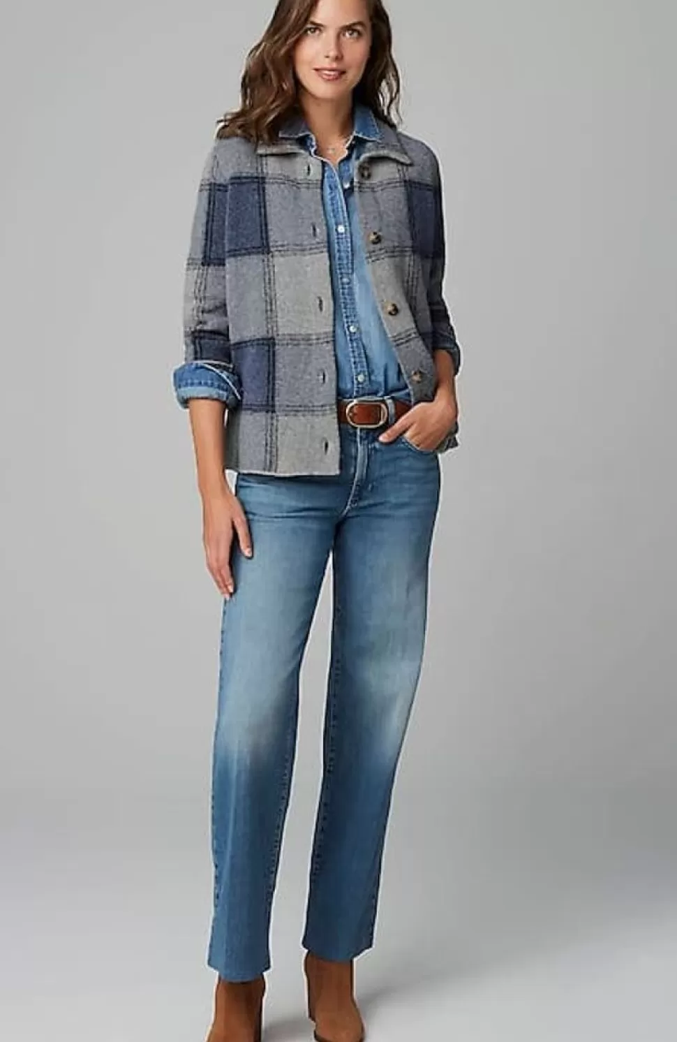 Plaid Button-Front Sweater | Jjill | J.Jill Discount