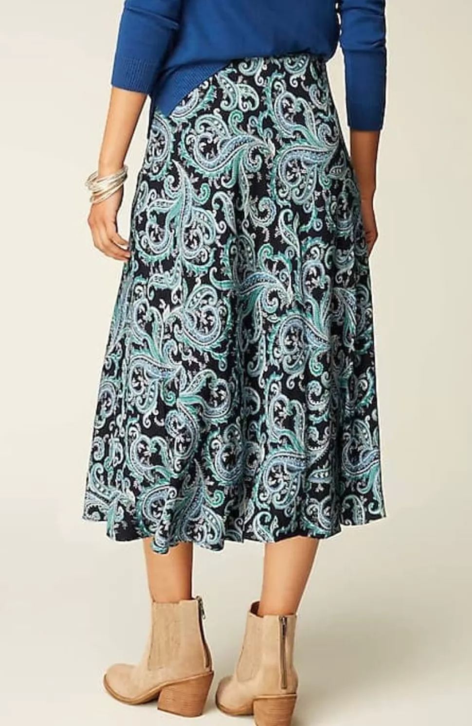 Printed A-Line Midi Skirt | Jjill | J.Jill Best