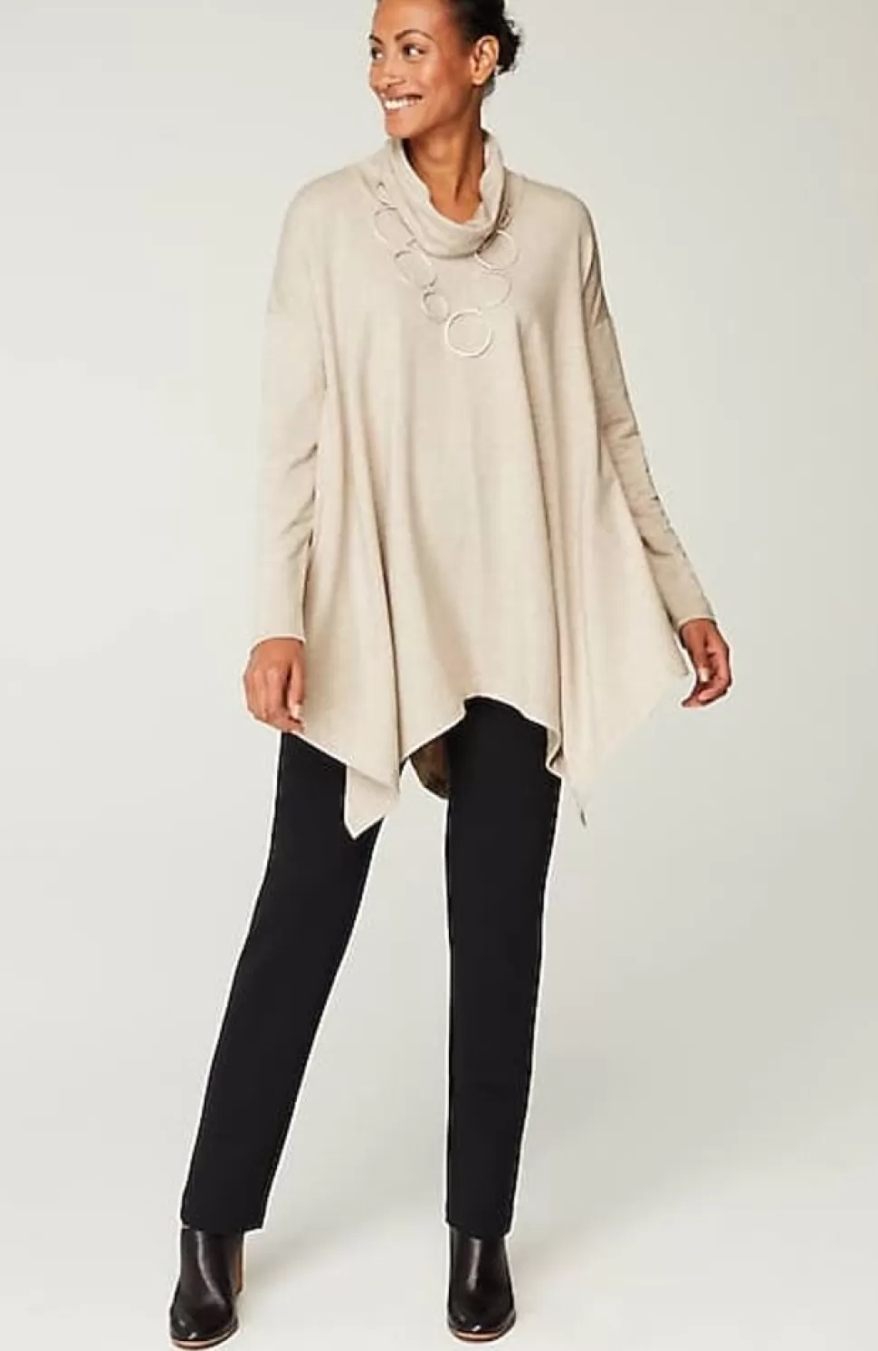 Pure Jill Affinity Dipped-Hem Tunic | Jjill | J.Jill Outlet