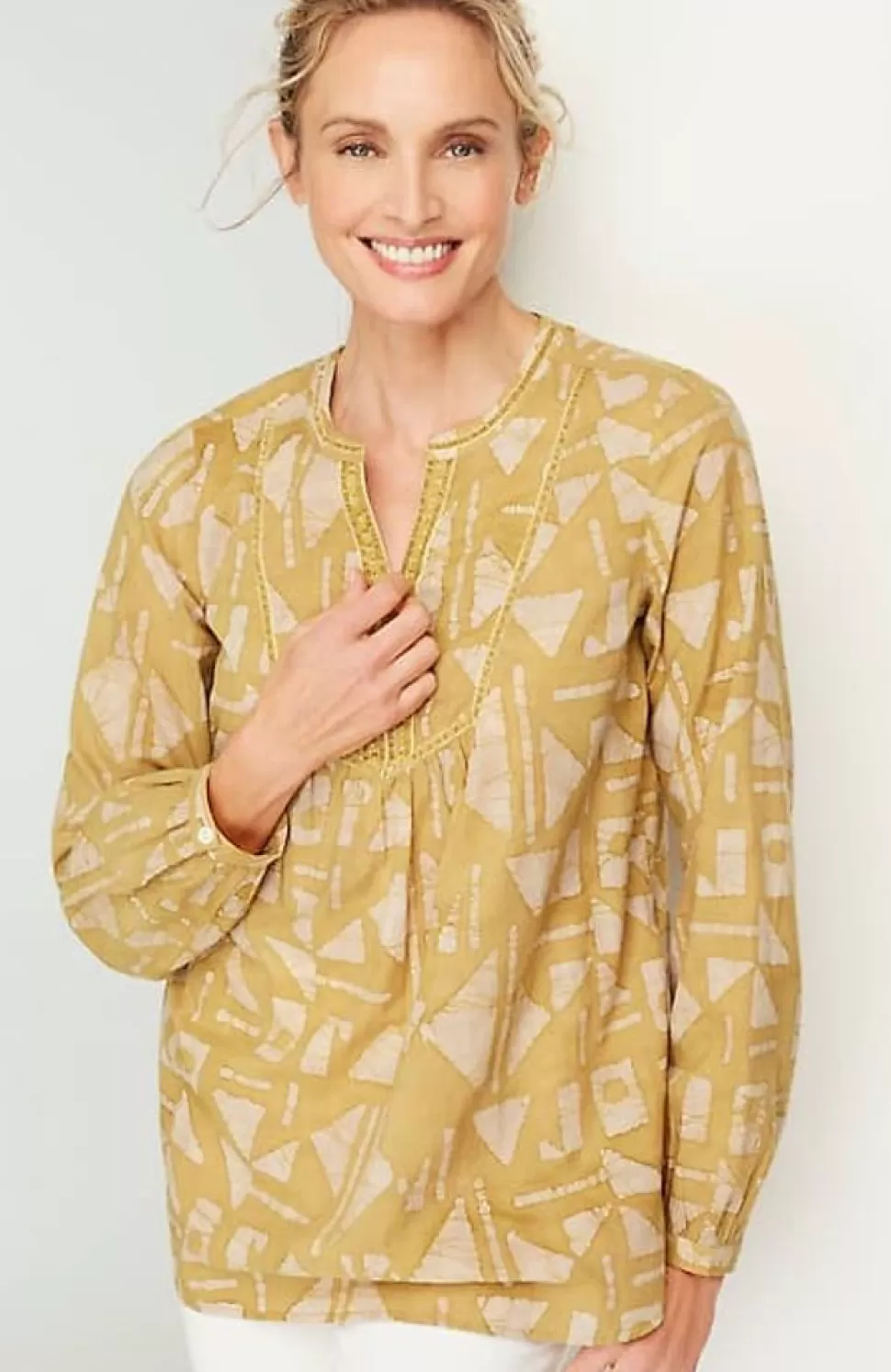 Pure Jill Batik-Printed Tunic | Jjill | J.Jill Sale