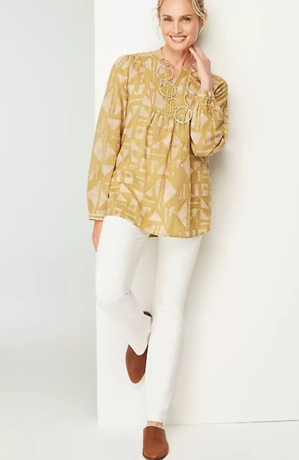 Pure Jill Batik-Printed Tunic | Jjill | J.Jill Sale