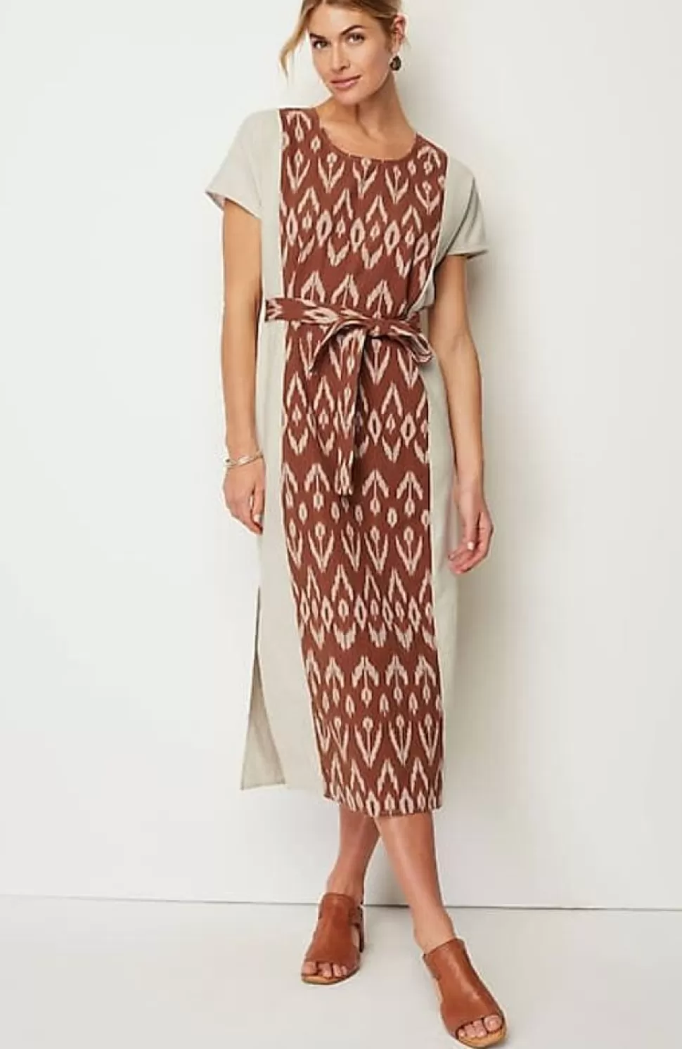 Pure Jill Belted Ikat Dress | Jjill | J.Jill Online