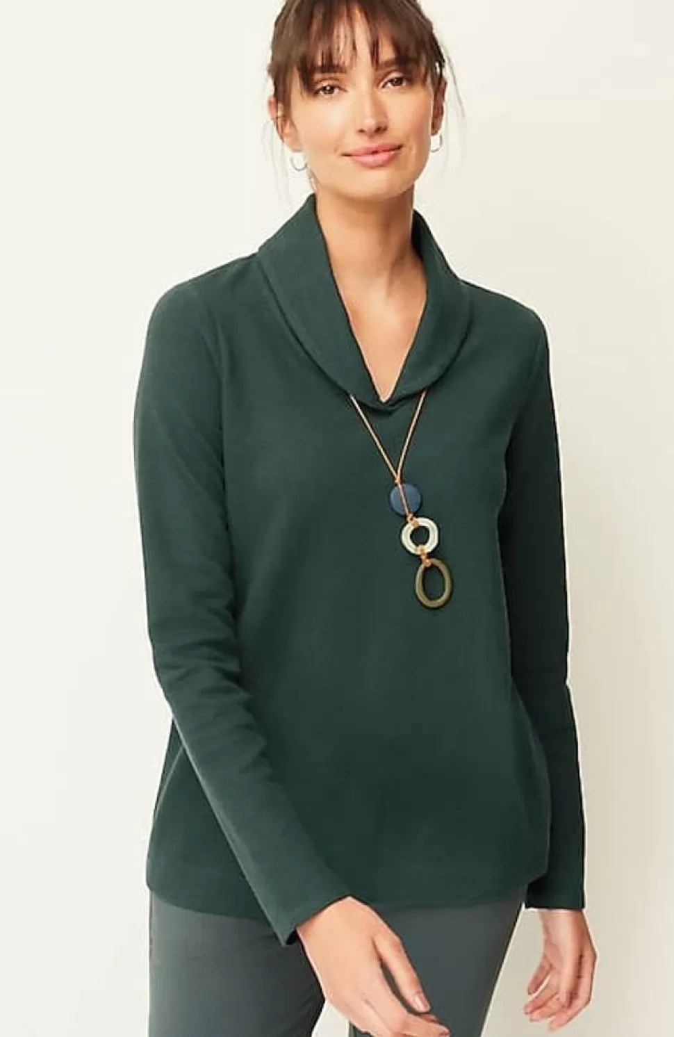 Pure Jill Diagonal-Knit Folded-Collar Top | Jjill | J.Jill Cheap