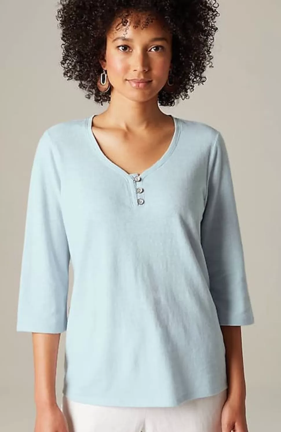 Pure Jill Hemp U0026 Cotton Henley Top | Jjill | J.Jill Best