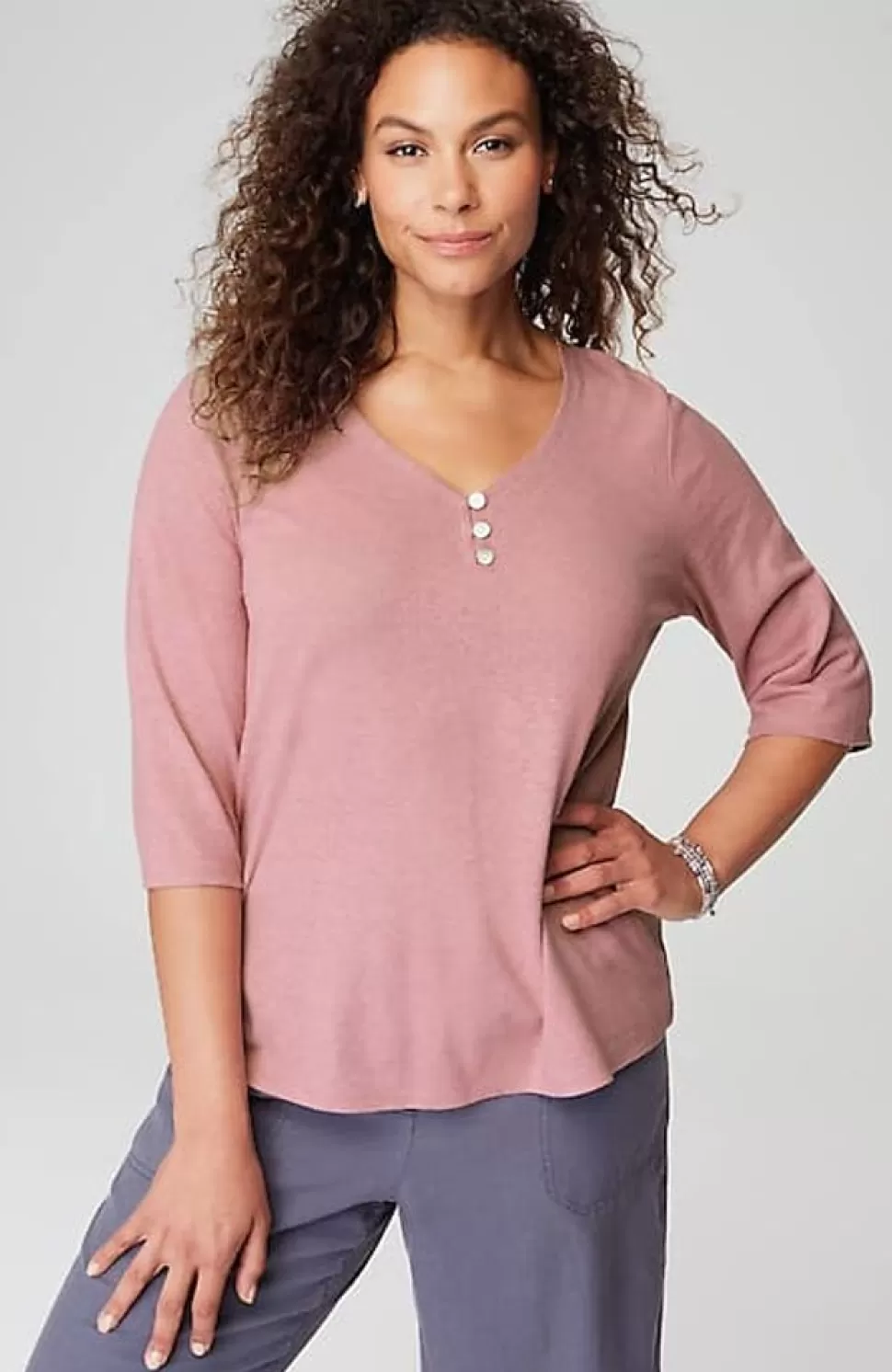 Pure Jill Hemp U0026 Cotton Henley Top | Jjill | J.Jill Best