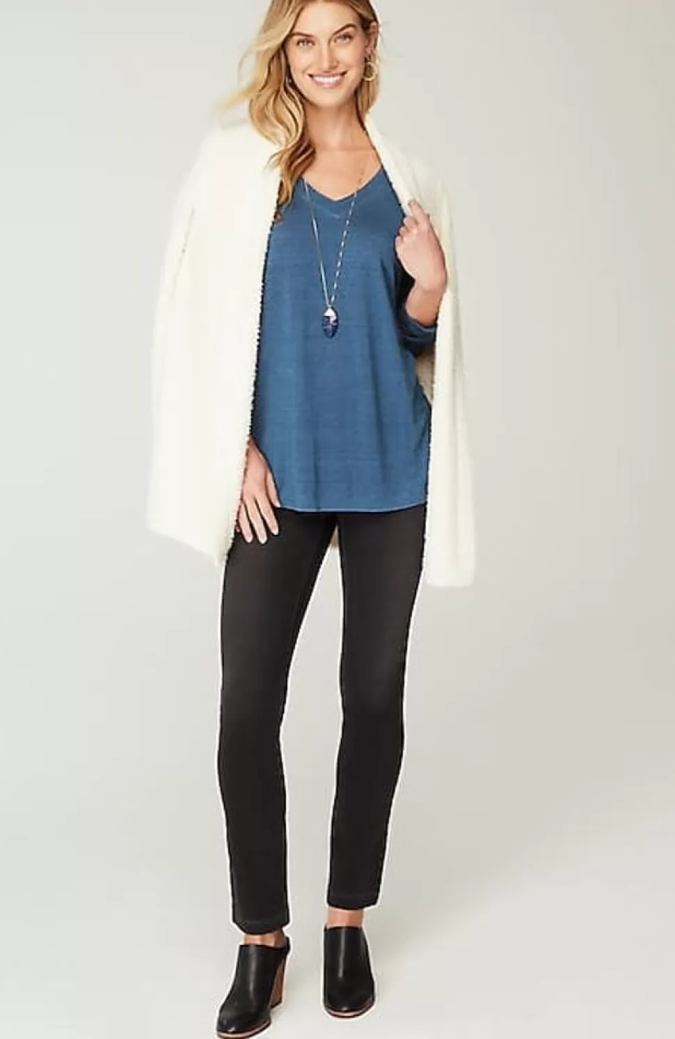 Pure Jill Indigo-Jersey Relaxed Top | Jjill | J.Jill Online