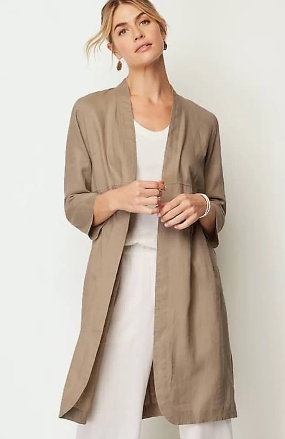 Pure Jill Linen Duster Jacket | Jjill | J.Jill Outlet