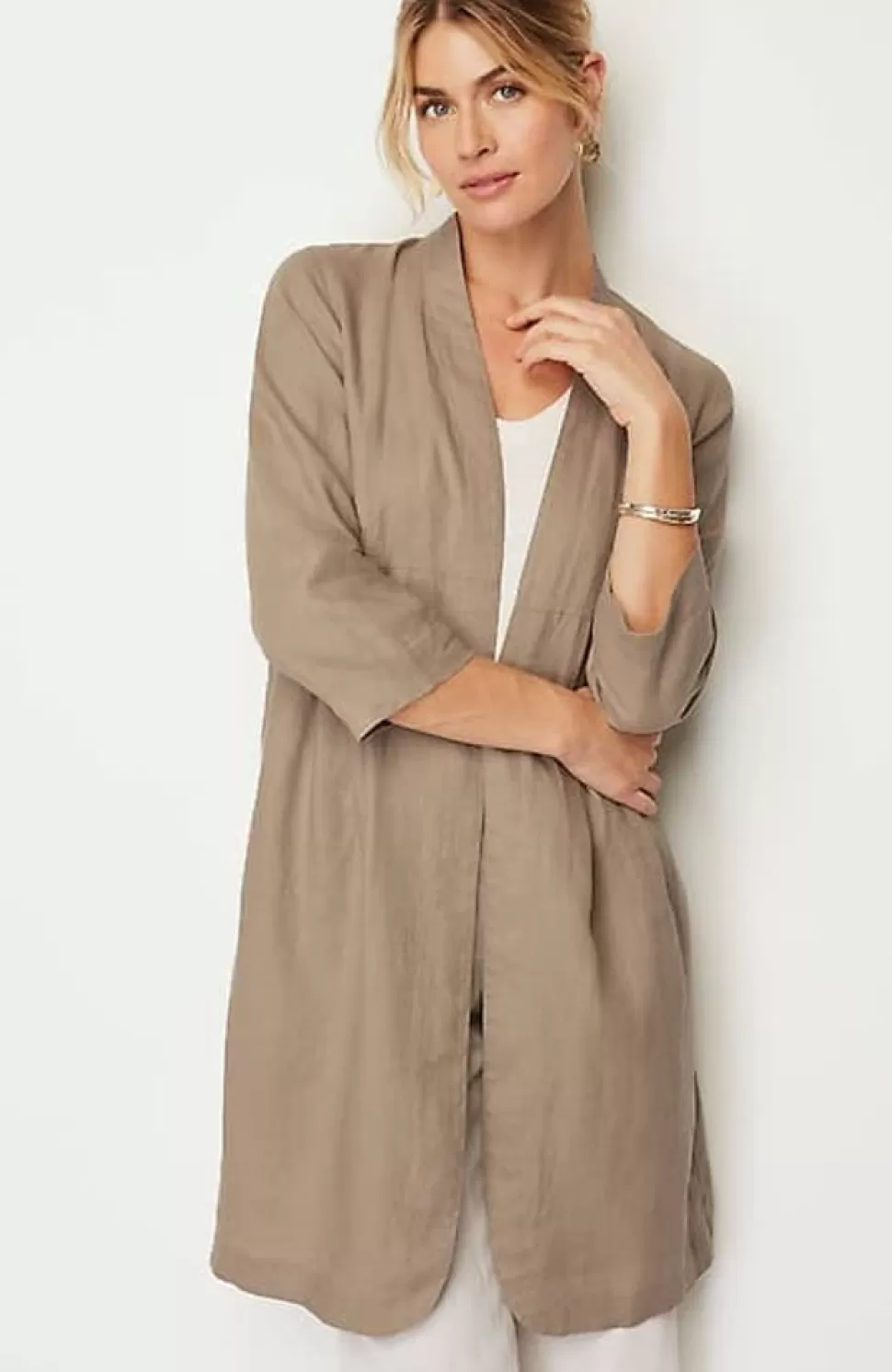 Pure Jill Linen Duster Jacket | Jjill | J.Jill Outlet