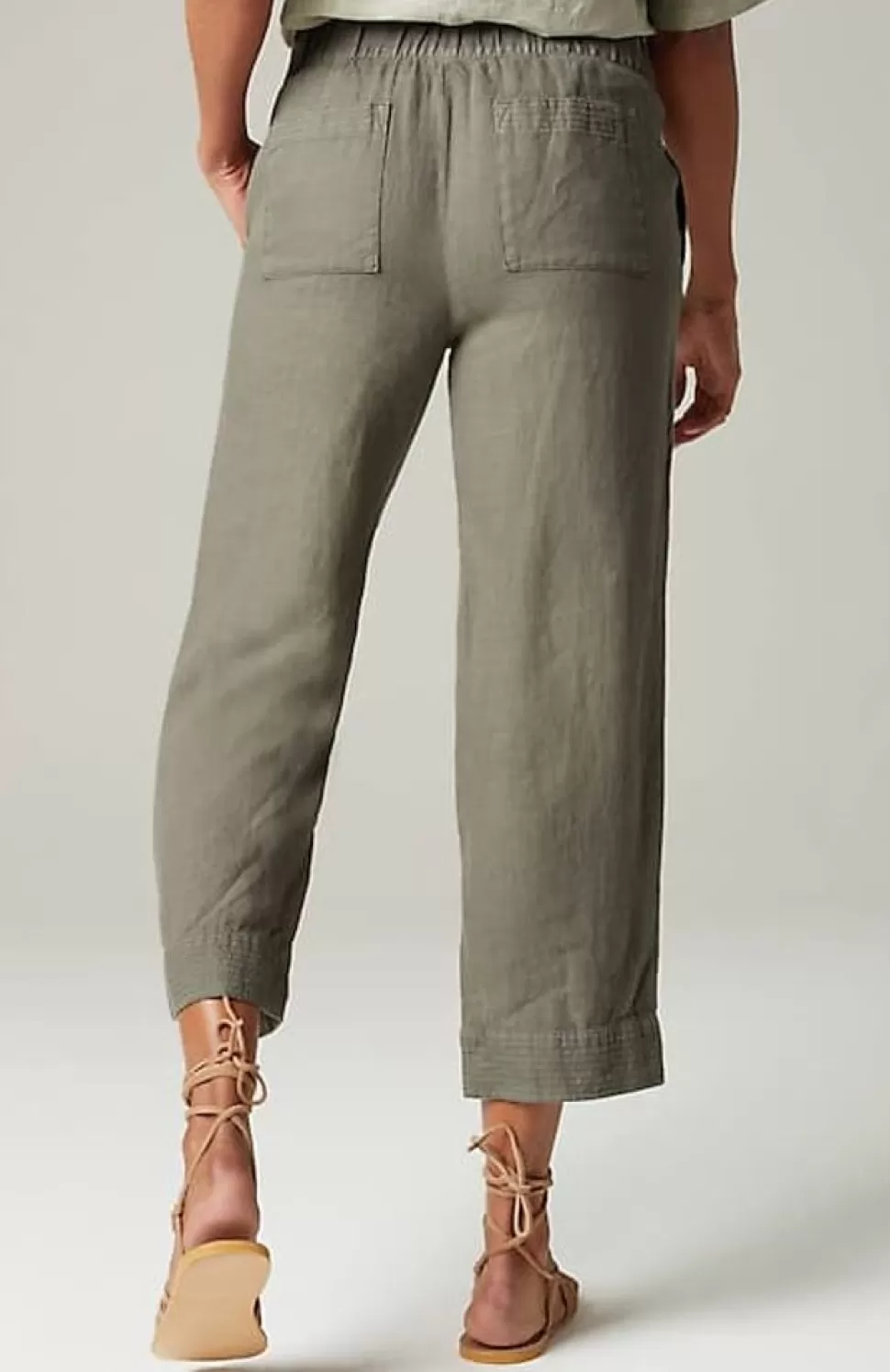 Pure Jill Linen Trapunto-Stitched Pants | Jjill | J.Jill Best