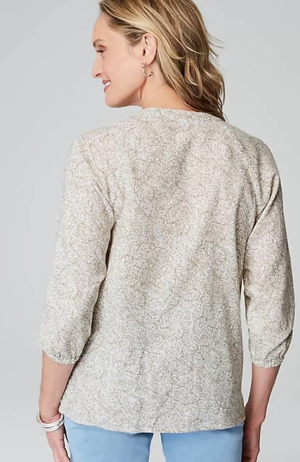 Pure Jill Organically Grown Cotton Buttoned Top | Jjill | J.Jill Outlet