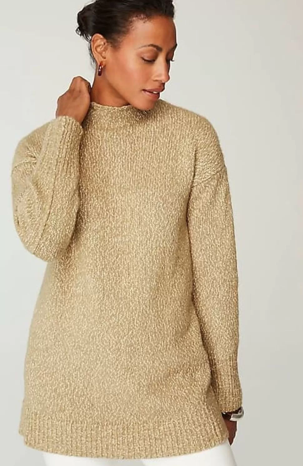 Pure Jill Slub-Textured Seamed Sweater | Jjill | J.Jill Sale