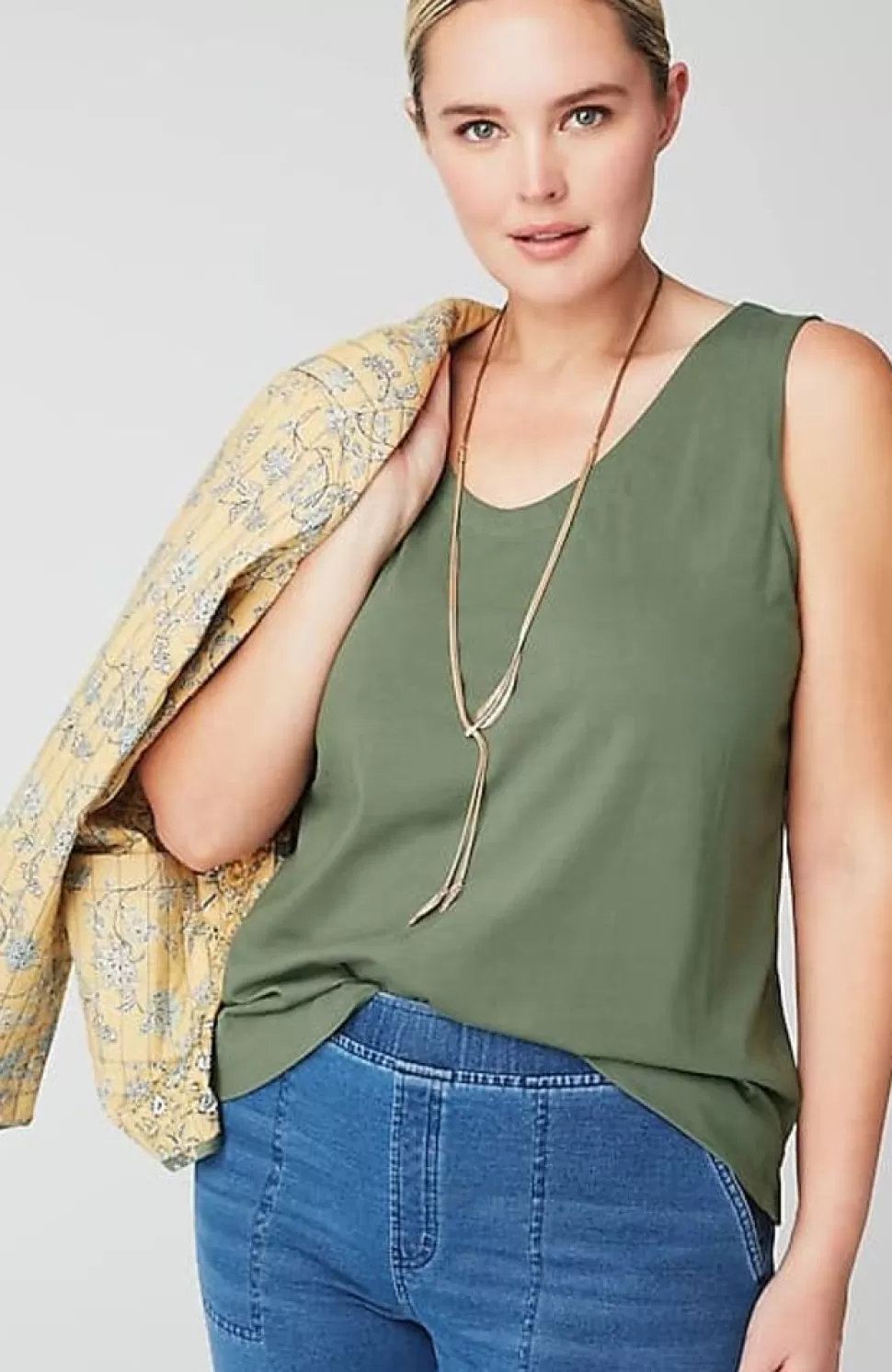 Pure Jill Soft-V-Neck Layering Tank | Jjill | J.Jill Sale