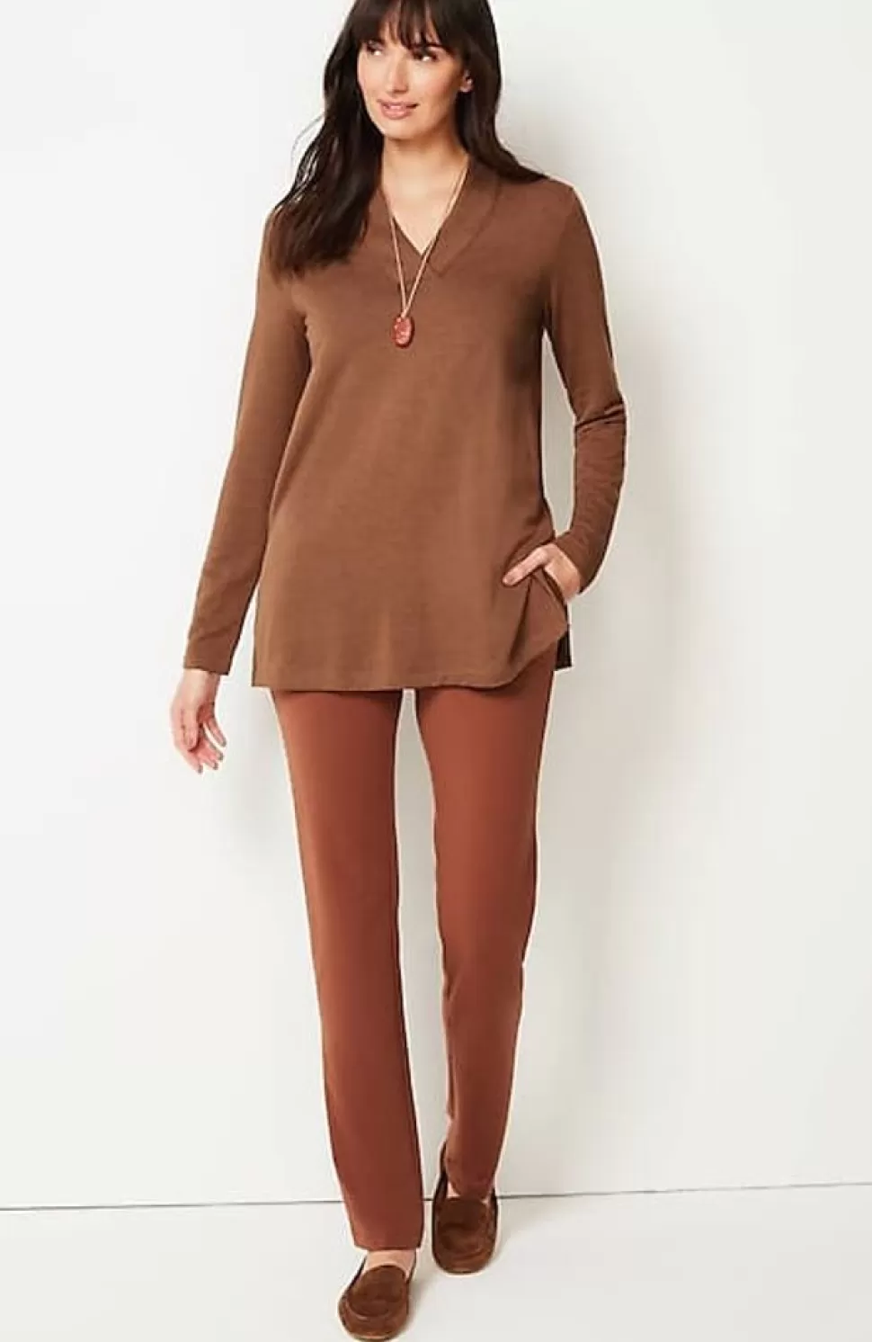 Pure Jill Tranquility Fleece V-Neck Tunic | Jjill | J.Jill Cheap